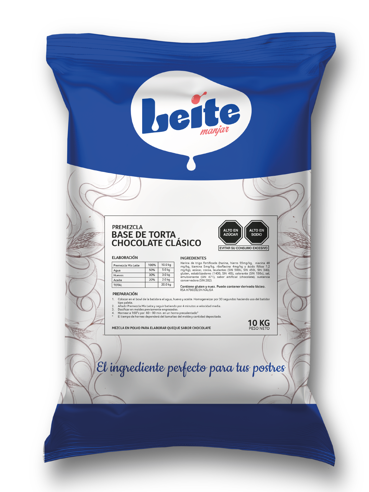 Mix Leite Base de Torta Chocolate